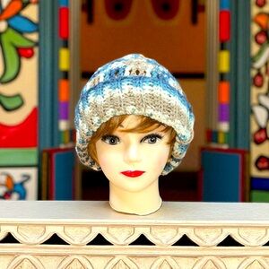 Cozy Multicolor handcrafted crocheted Beanie